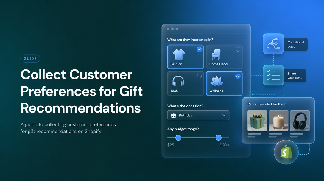 How to Collect Customer Preferences for Gift Recommendations on Shopify image