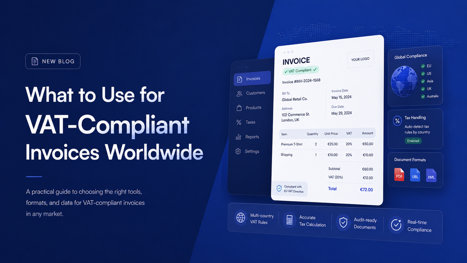 What to Use for VAT-Compliant Invoices Worldwide