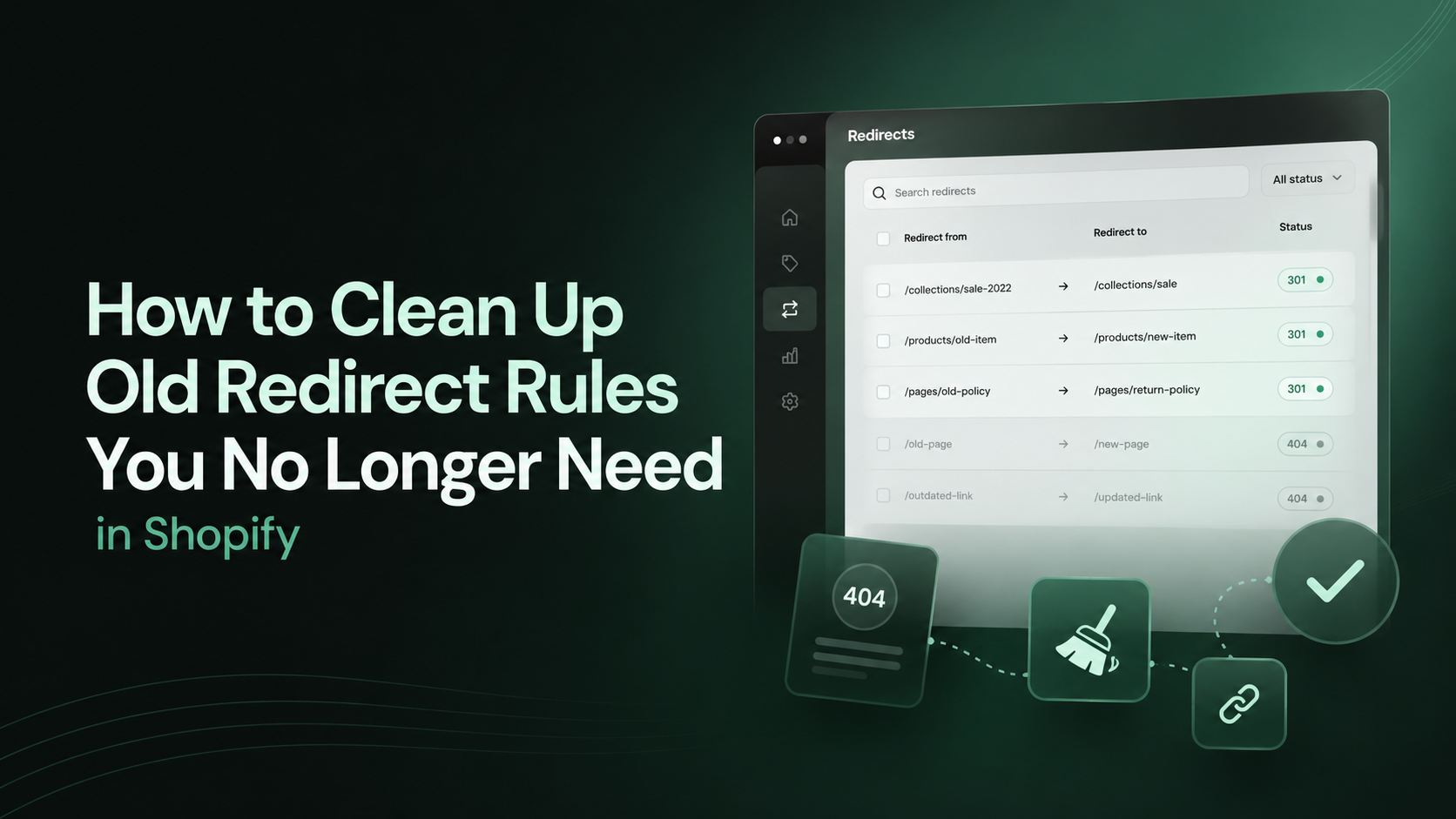 How to Clean Up Old Redirect Rules You No Longer Need in Shopify image
