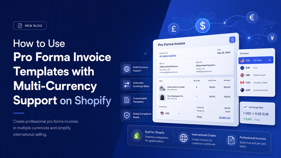 How to Use Pro Forma Invoice Templates with Multi-Currency Support on Shopify