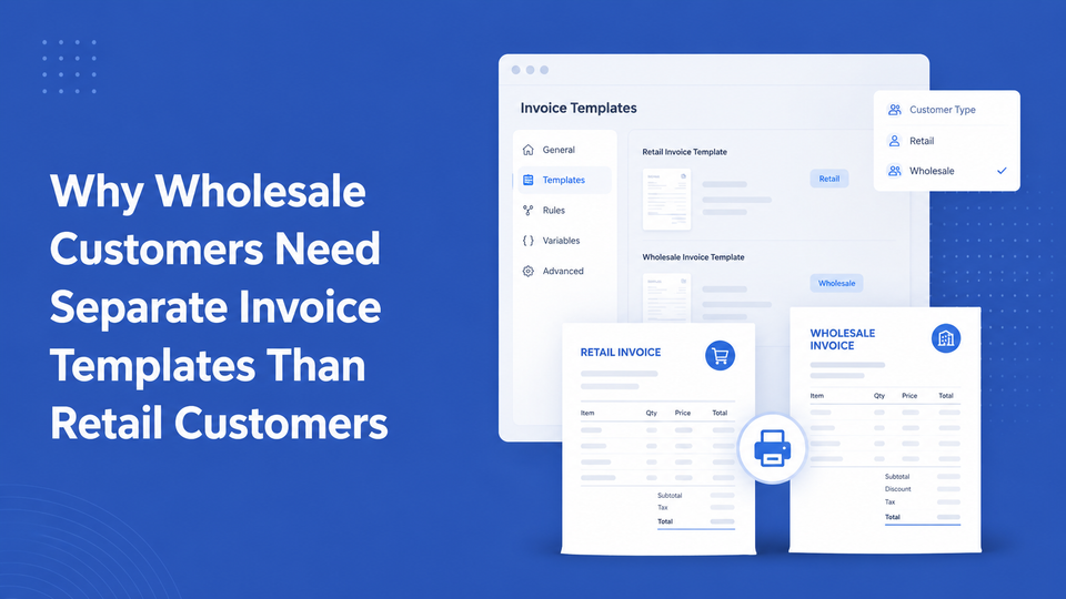 Why Wholesale Customers Need Separate Invoice Templates Than Retail Customers