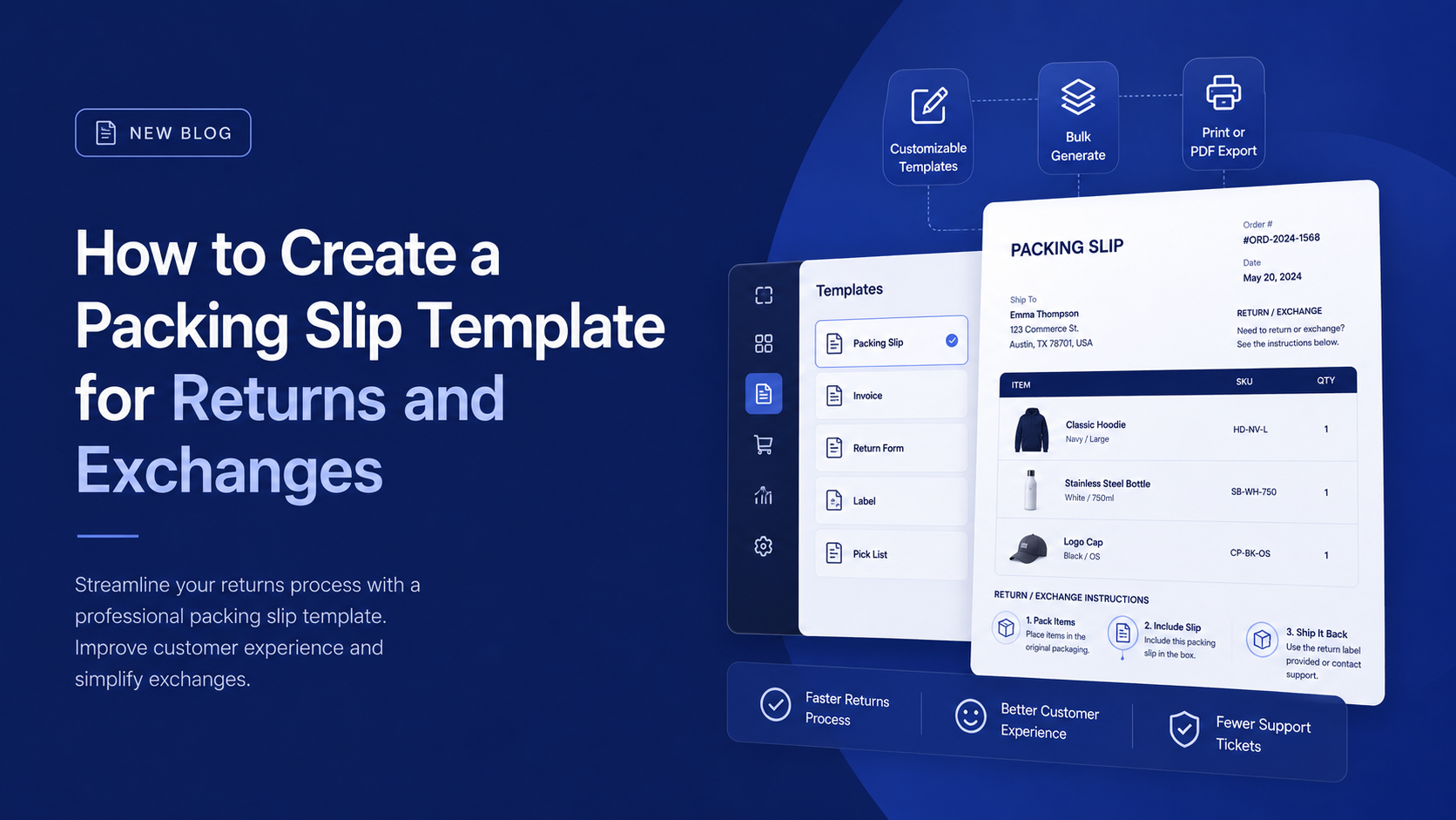 How to Create a Packing Slip Template for Returns and Exchanges image