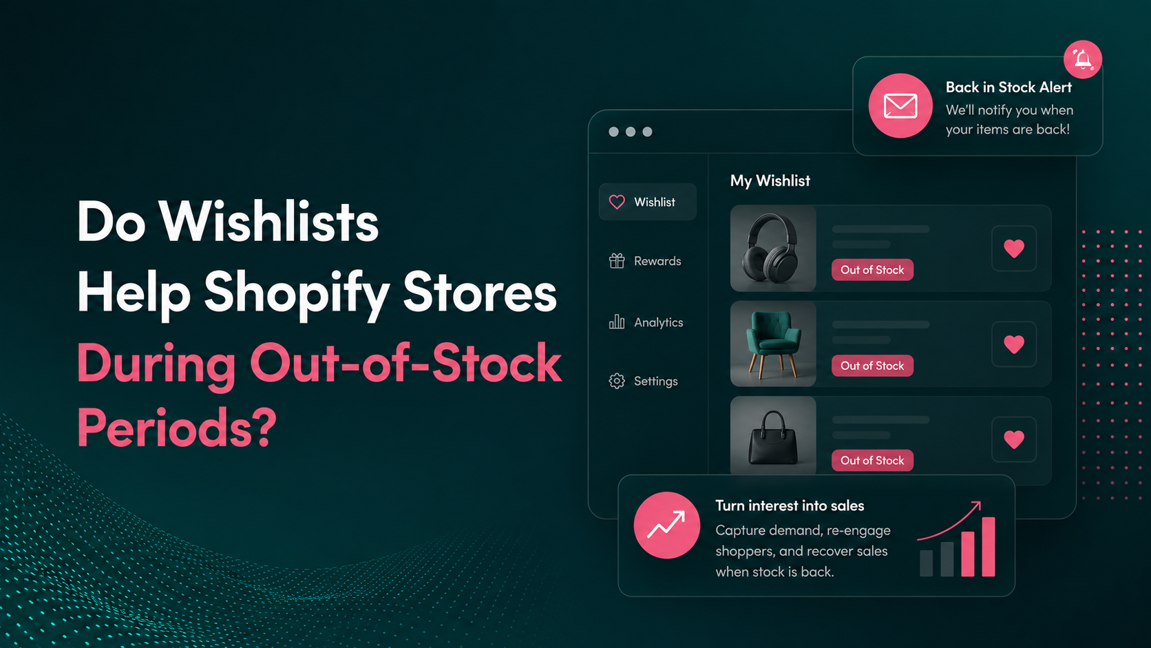 How Do Wishlists Help Shopify Stores During Out-of-Stock Periods? image
