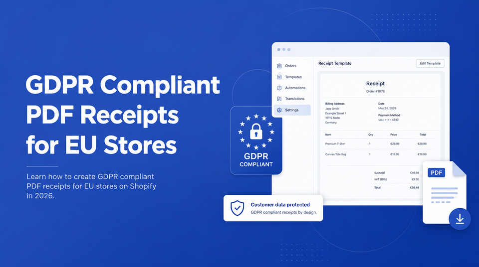 GDPR Compliant PDF Receipts for EU Stores article illustration