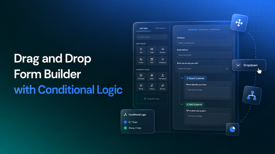 Drag and Drop Form Builder with Conditional Logic