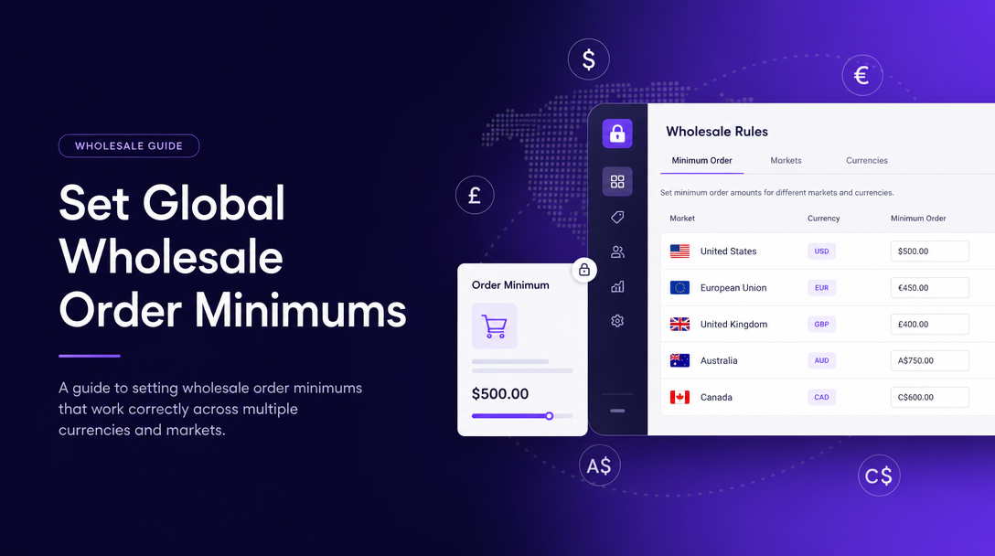 How to Set Global Wholesale Order Minimums on Shopify image