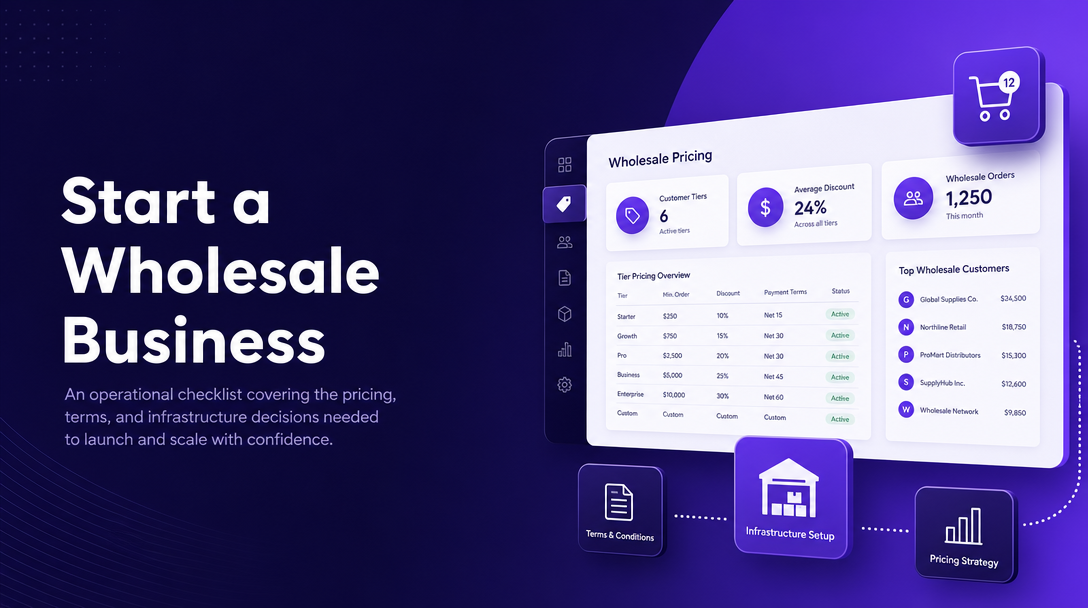 How to Start a Wholesale Business: The Operating Checklist image