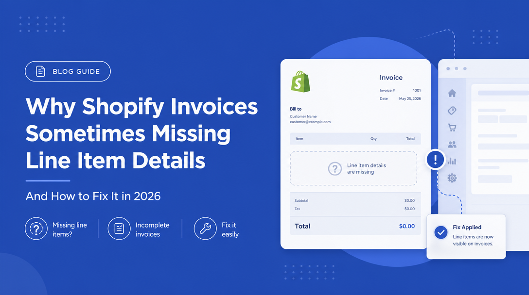 Why Shopify Invoices Sometimes Missing Line Item Details and How to Fix It image