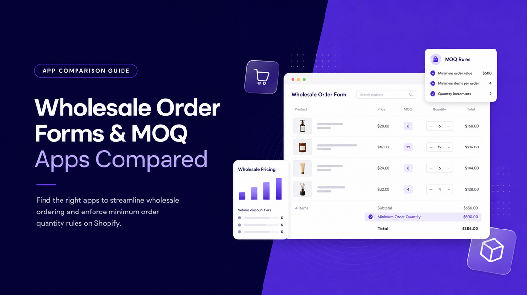 Shopify Apps for Wholesale Order Forms and MOQ image