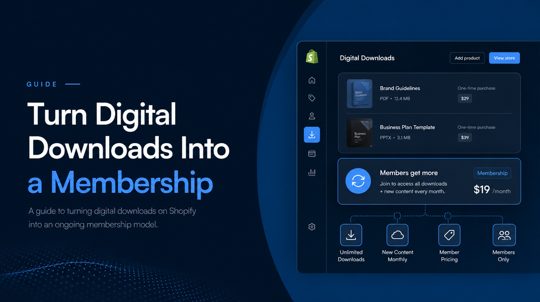 How to Turn Digital Downloads Into a Membership image