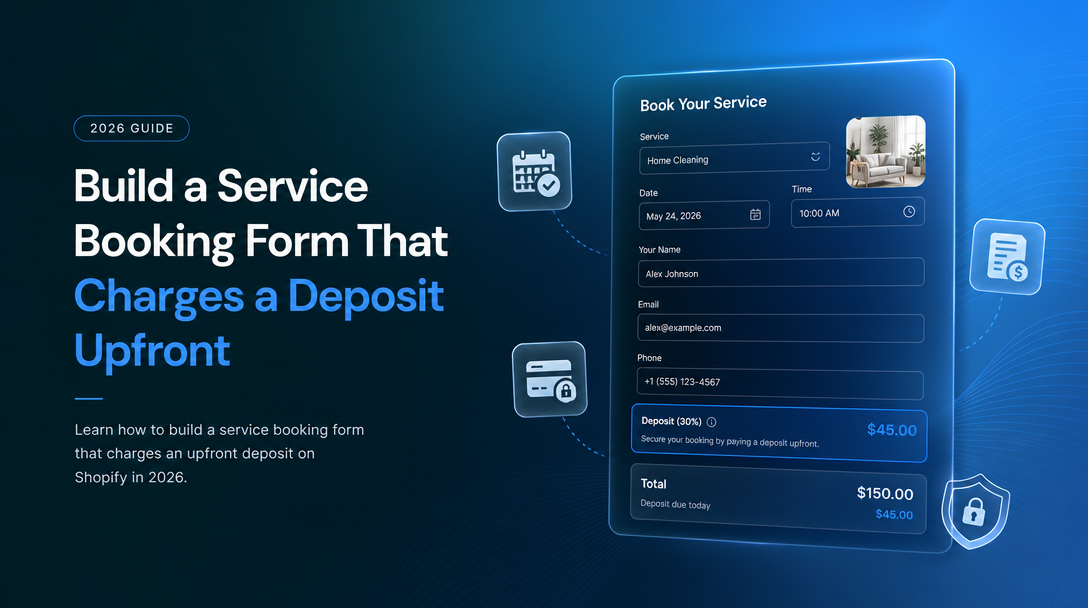 How to Build a Service Booking Form That Charges a Deposit Upfront image