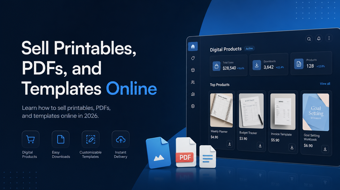 How to Sell Printables, PDFs, and Templates Online image