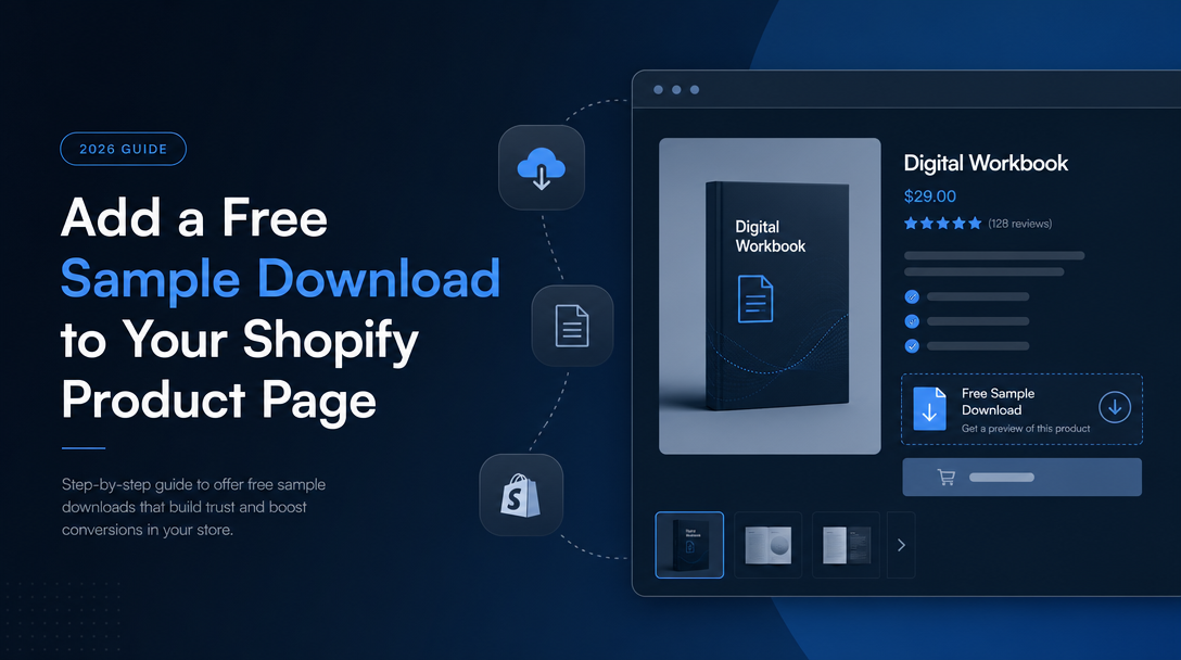 How to Add a Free Sample Download to Your Shopify Product Page image