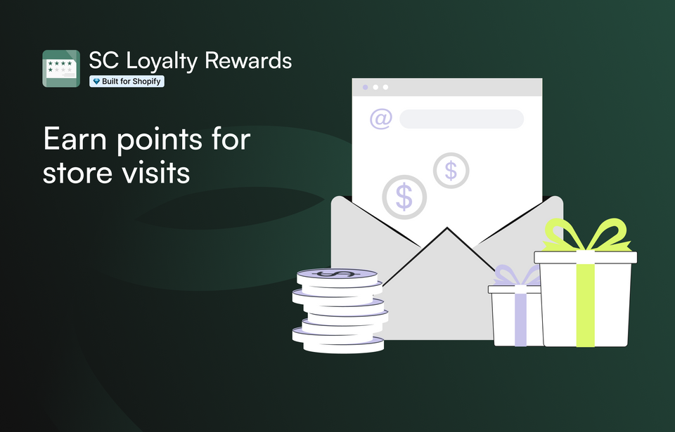 Exciting new updates: Earn points for store visits