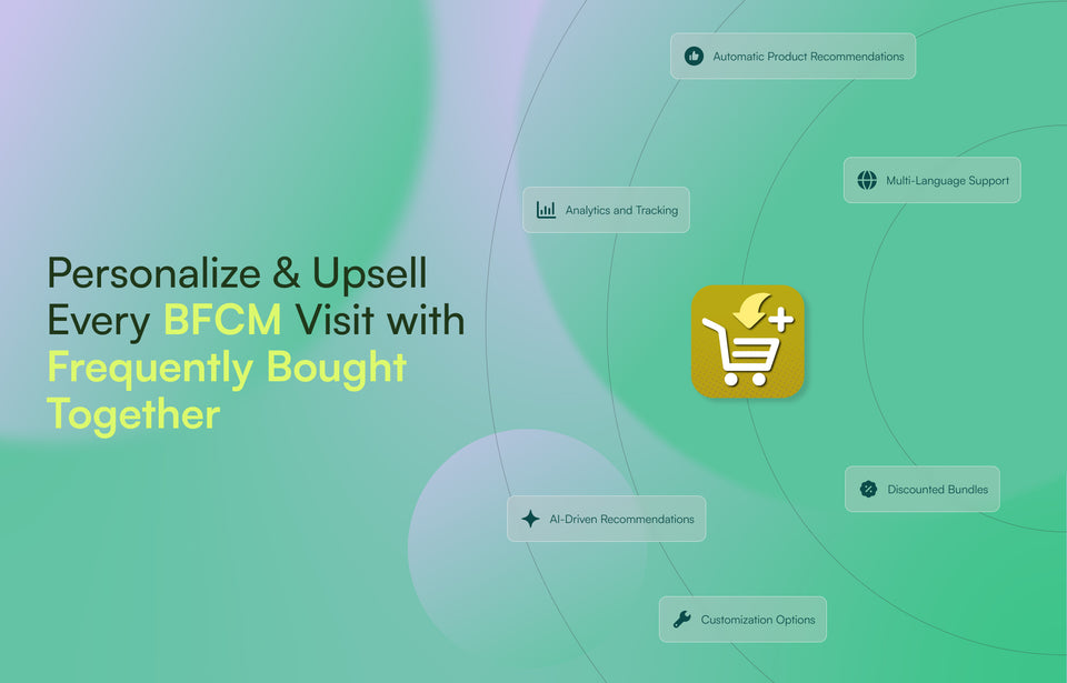 Personalize & Upsell Every BFCM View for More Sales with Frequently Bought Together