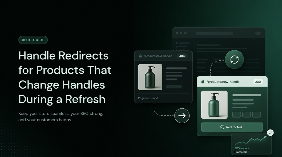 How to Handle Redirects for Products That Change Handles During a Refresh article illustration