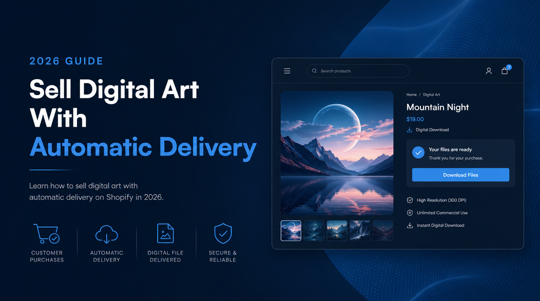 Sell Digital Art With Automatic Delivery image