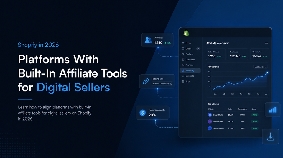 Platforms With Built-In Affiliate Tools for Digital Sellers article illustration