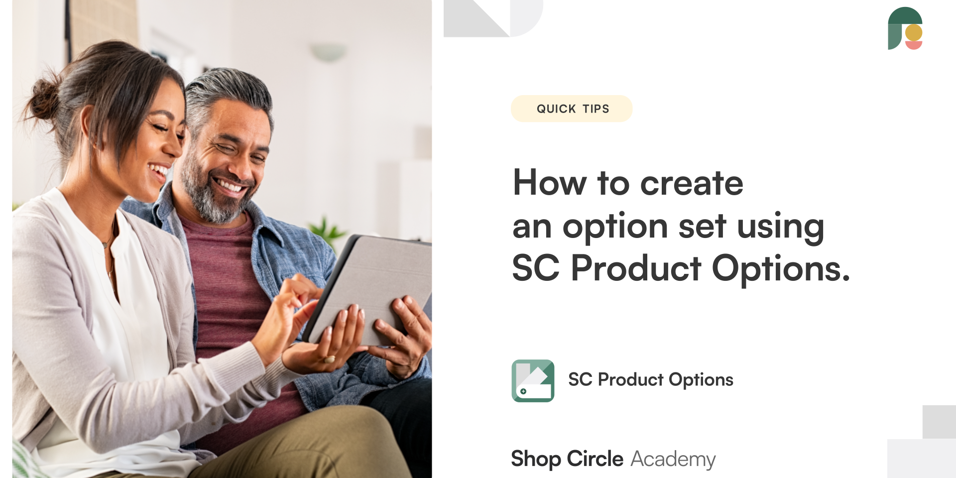 How to create Option Sets using SC Product Options