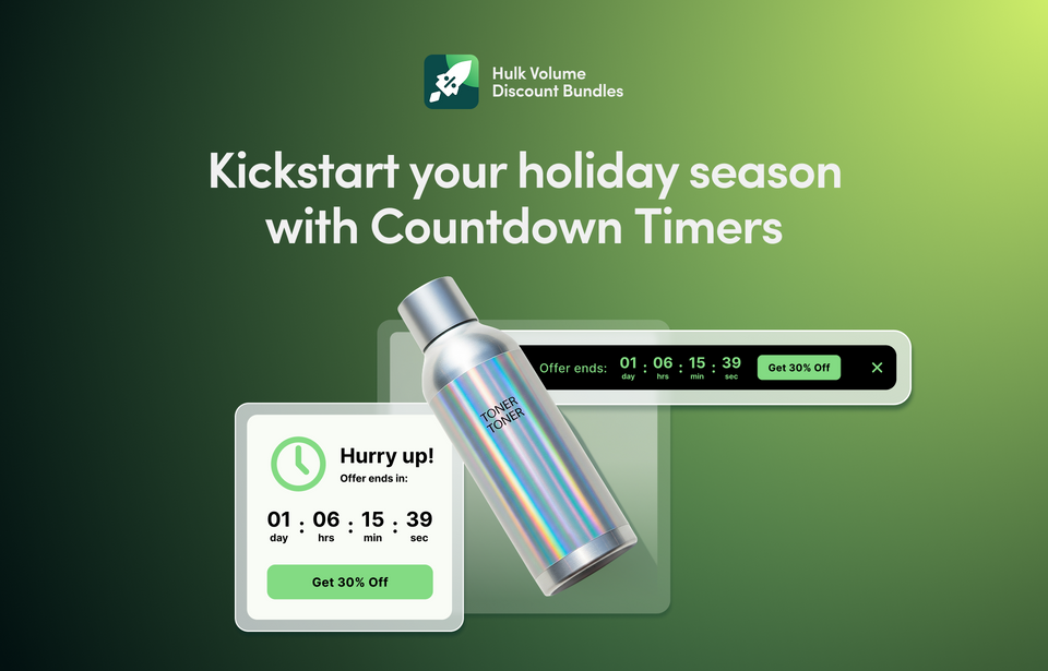 Hulk Volume Discount Bundle New Feature - Countdown Timer