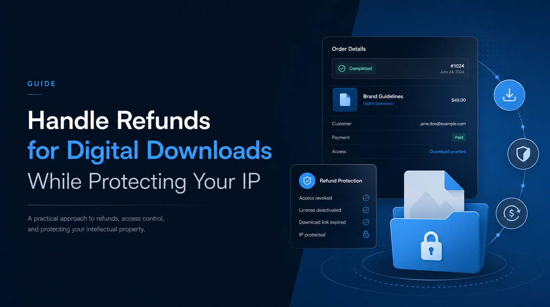 How to Handle Refunds for Digital Downloads While Protecting Your IP image
