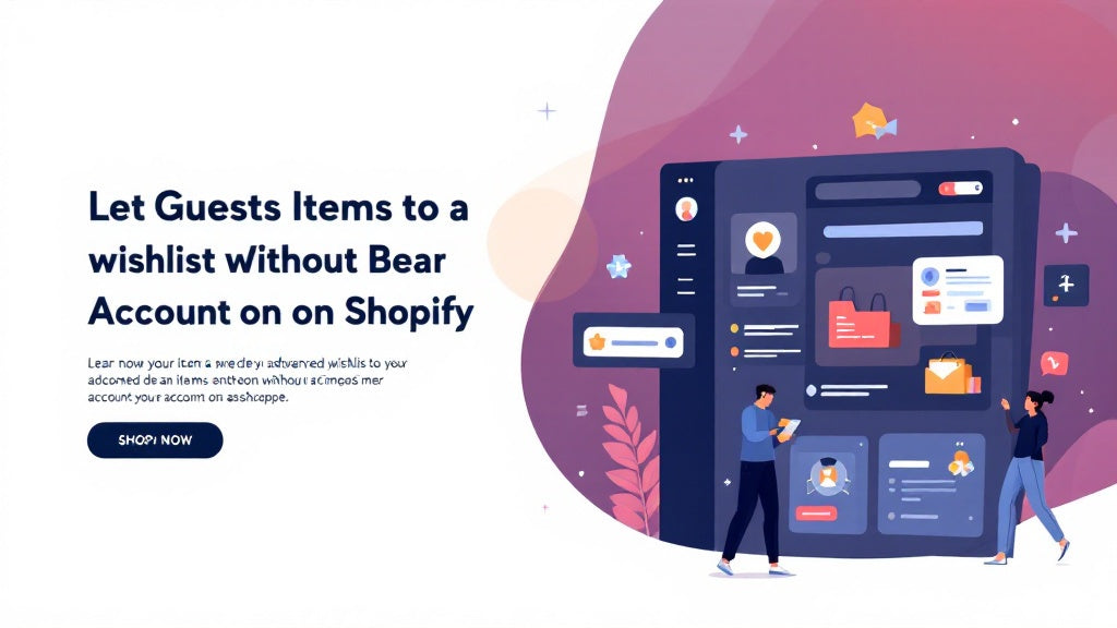 How to Let Guests Save Items to a Wishlist Without Creating an Account on Shopify image