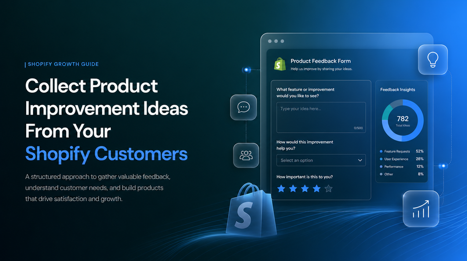 How to Collect Product Improvement Ideas From Your Shopify Customers article illustration