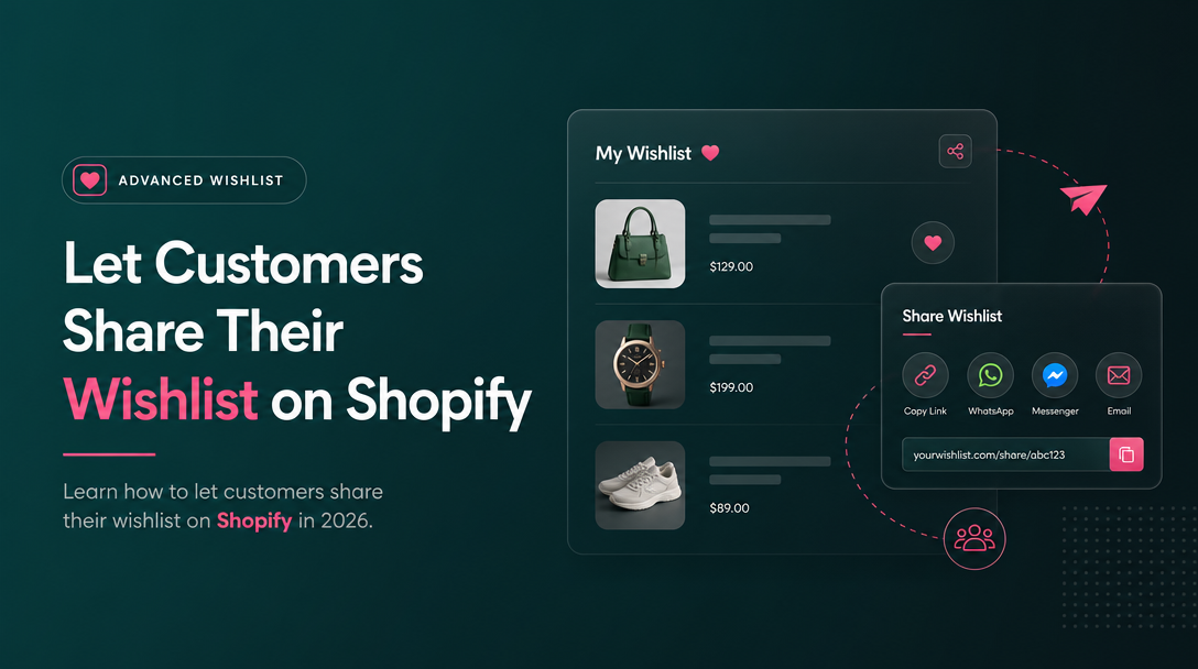 How to Let Customers Share Their Wishlist on Shopify image