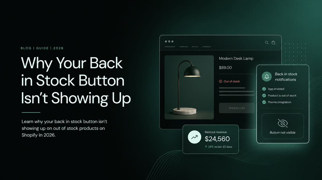 Why Your Back in Stock Button Isn't Showing Up on Your Out of Stock Products image