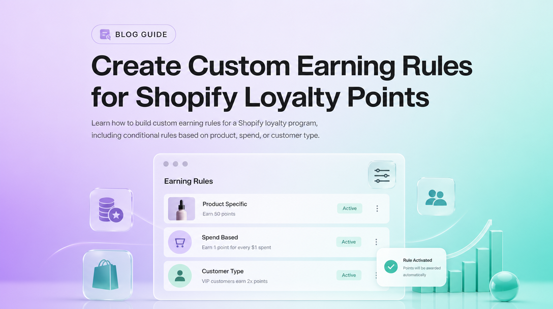 How to Create Custom Earning Rules for Shopify Loyalty Points image