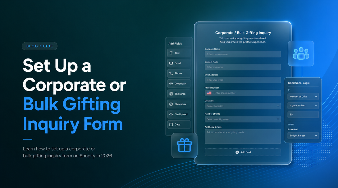 How to Set Up a Corporate or Bulk Gifting Inquiry Form image