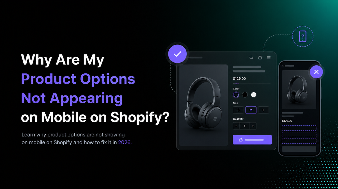 Why Are My Product Options Not Appearing on Mobile on Shopify? image