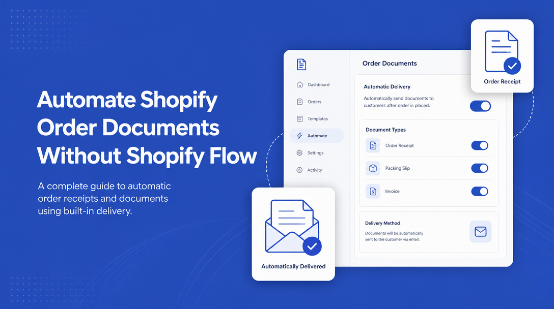 How to Automate Shopify Order Documents Without Shopify Flow image