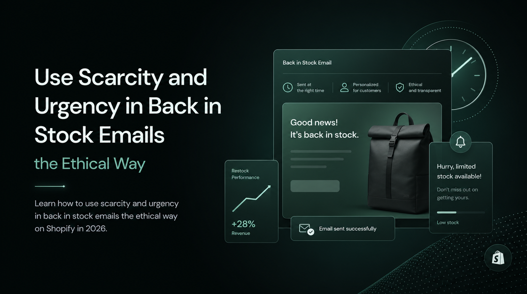 How to Use Scarcity and Urgency in Back in Stock Emails (the Ethical Way) image