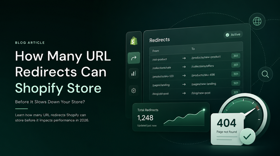 How Many URL Redirects Can Shopify Store Before It Slows Down Your Store? article illustration
