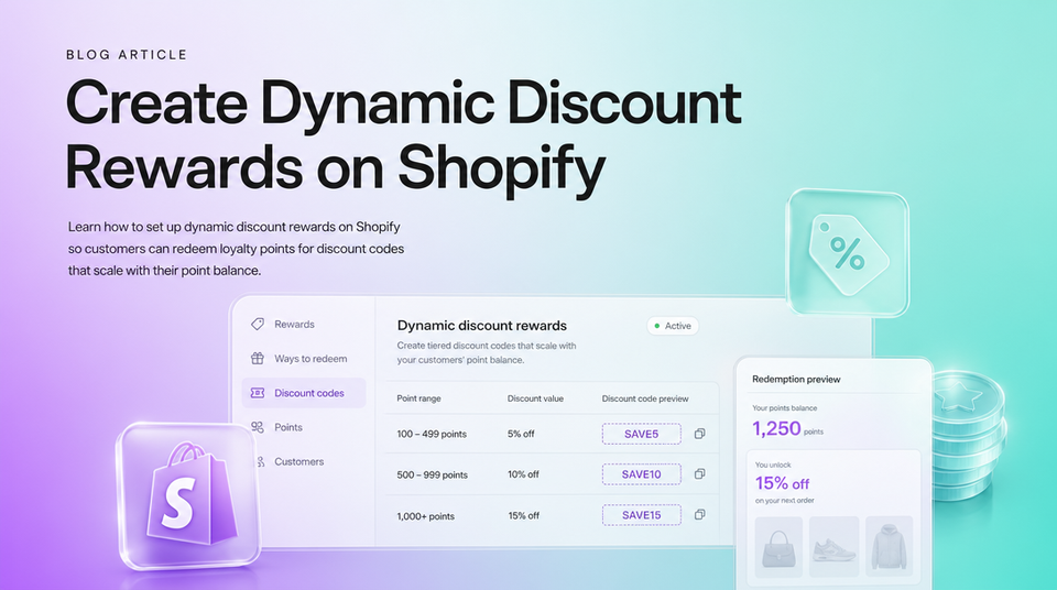 How to Create Dynamic Discount Rewards on Shopify article illustration