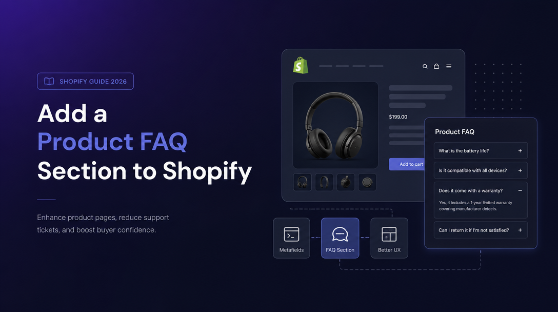 How to Add a Product FAQ Section to Shopify image