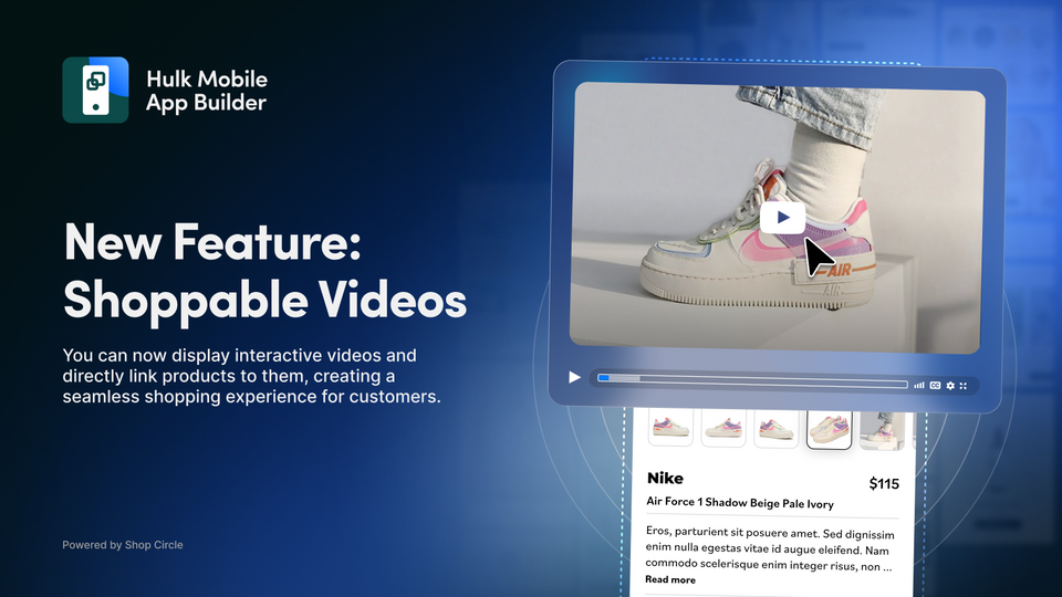 How to Add Shoppable Videos to Your Shopify Mobile App