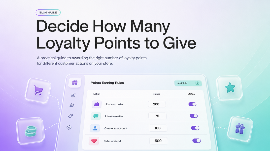 How to Decide How Many Loyalty Points to Give on Shopify image