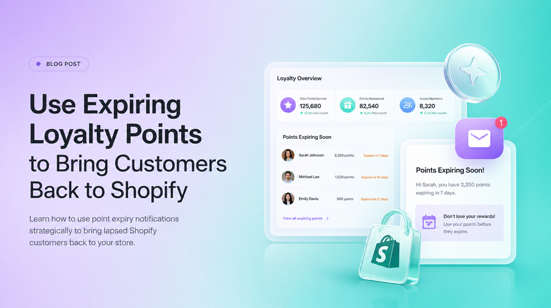 How to Use Expiring Loyalty Points to Bring Customers Back to Shopify image