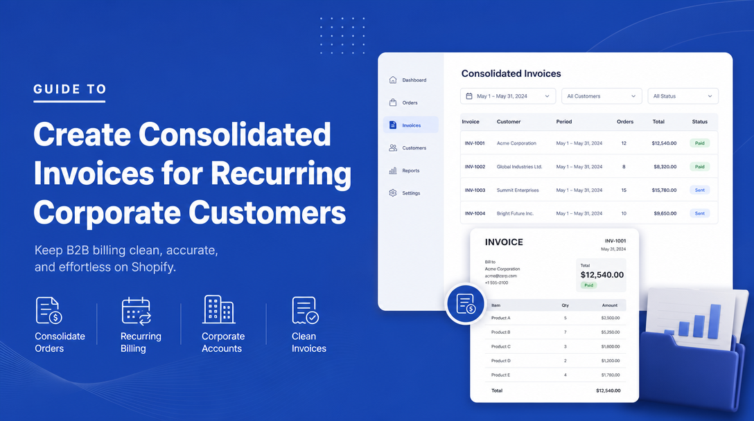 How to Create Consolidated Invoices for Recurring Corporate Customers image