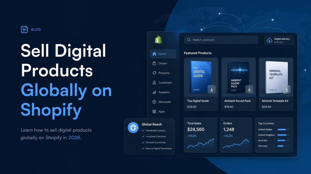 How to Sell Digital Products Globally on Shopify image