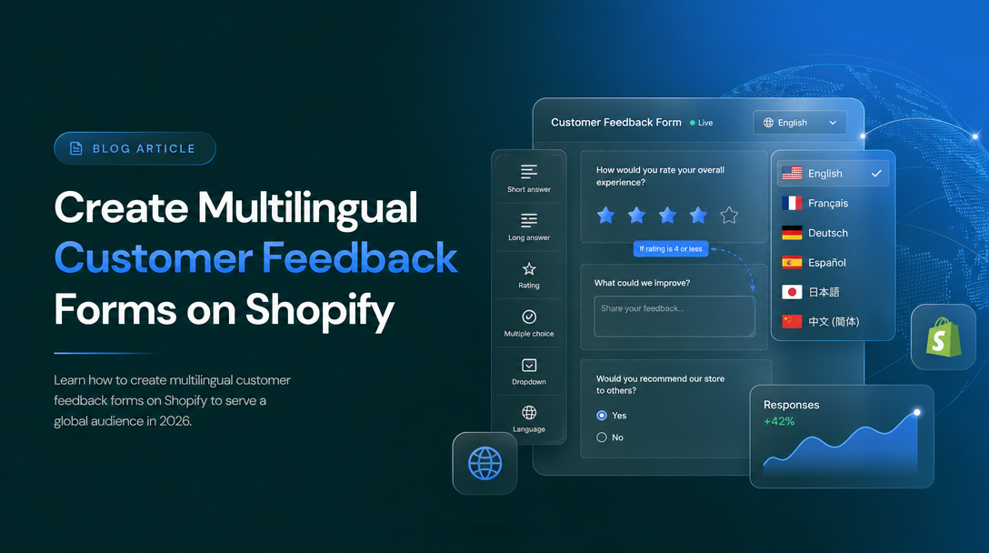 How to Create Multilingual Customer Feedback Forms on Shopify to Serve a Global Audience image