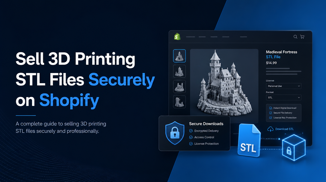 How to Sell 3D Printing STL Files Securely on Shopify image