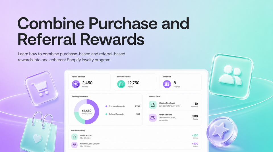How to Combine Purchase and Referral Rewards on Shopify article illustration