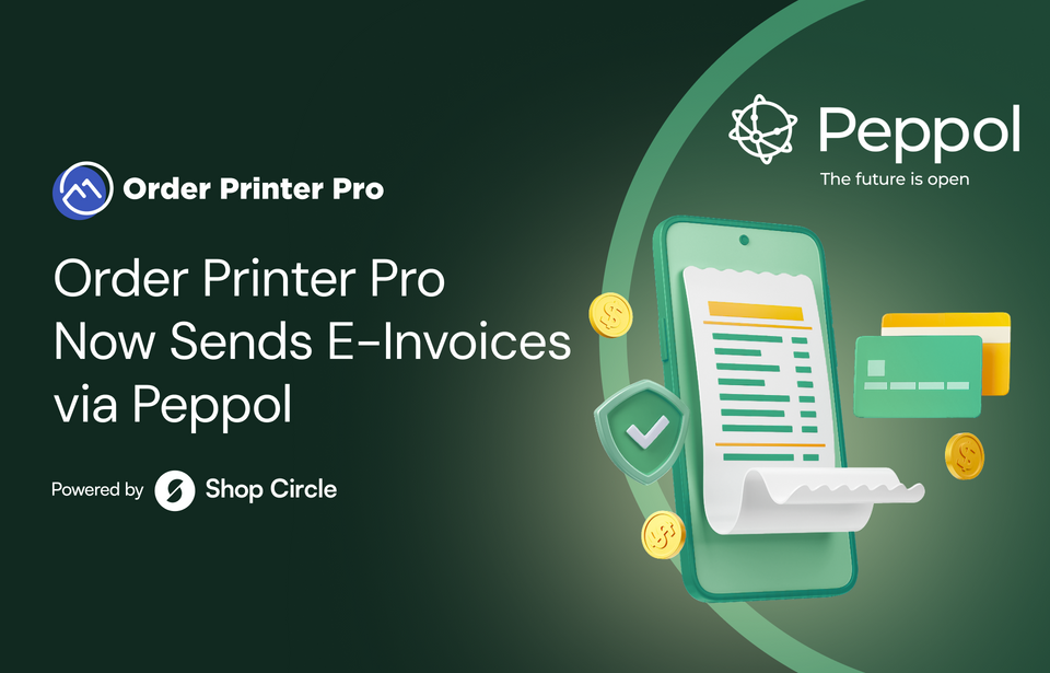 Order Printer Pro Now Sends E-Invoices via Peppol