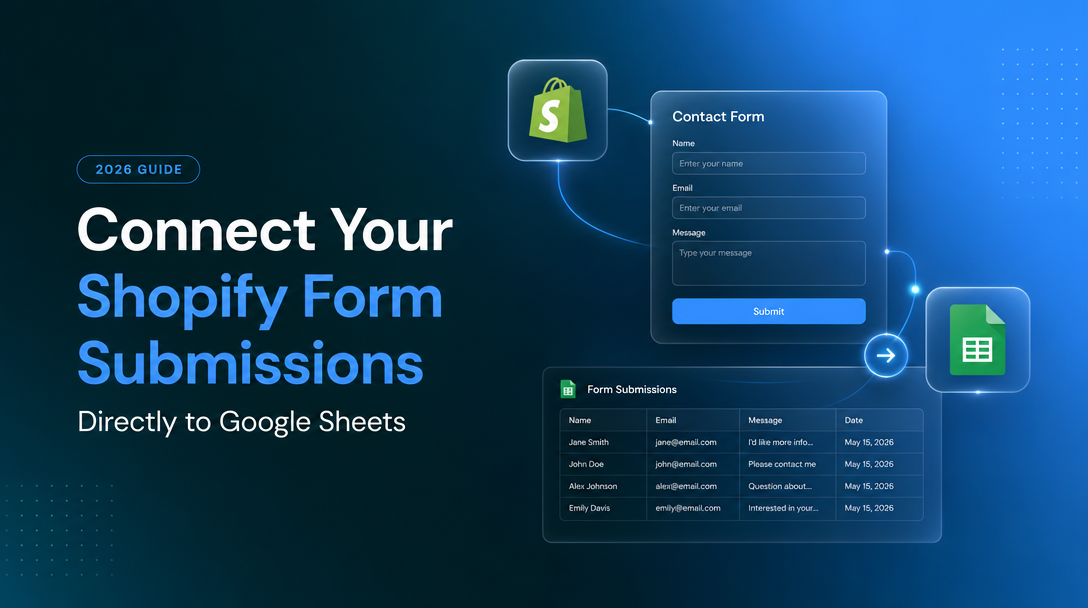 How to Connect Your Shopify Form Submissions Directly to Google Sheets image