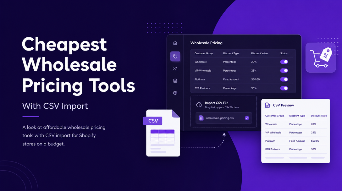 Cheapest Wholesale Pricing Tools With CSV Import image