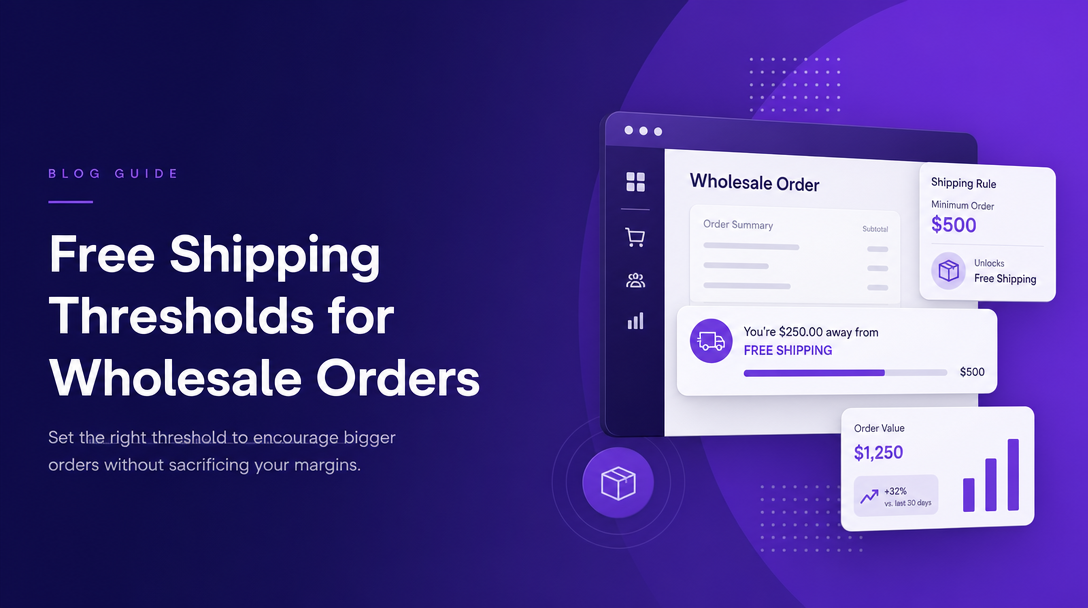 Free Shipping Thresholds for Wholesale Orders: How to Set One image