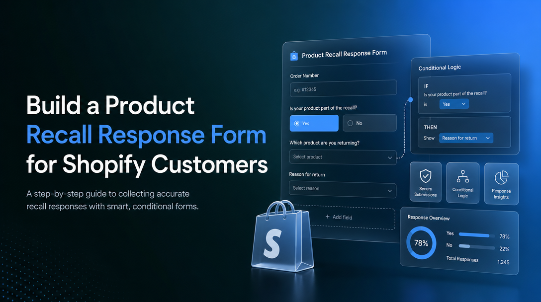 How to Build a Product Recall Response Form for Shopify Customers image